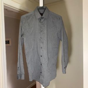Size M grey dress shirt long sleeve